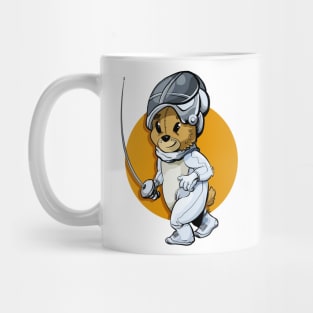 Fencing Bear Mug